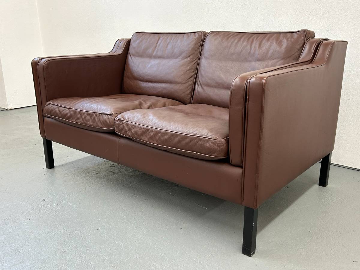 Leather Loveseat by Stouby