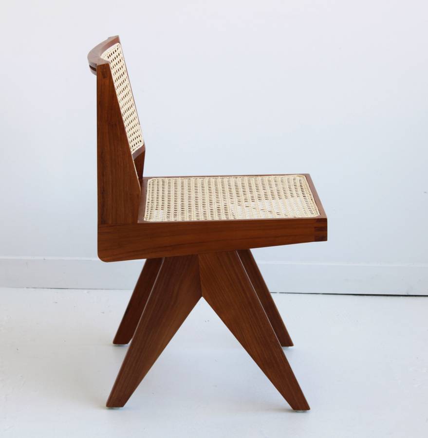 Pierre Jeanneret Style Side Chair