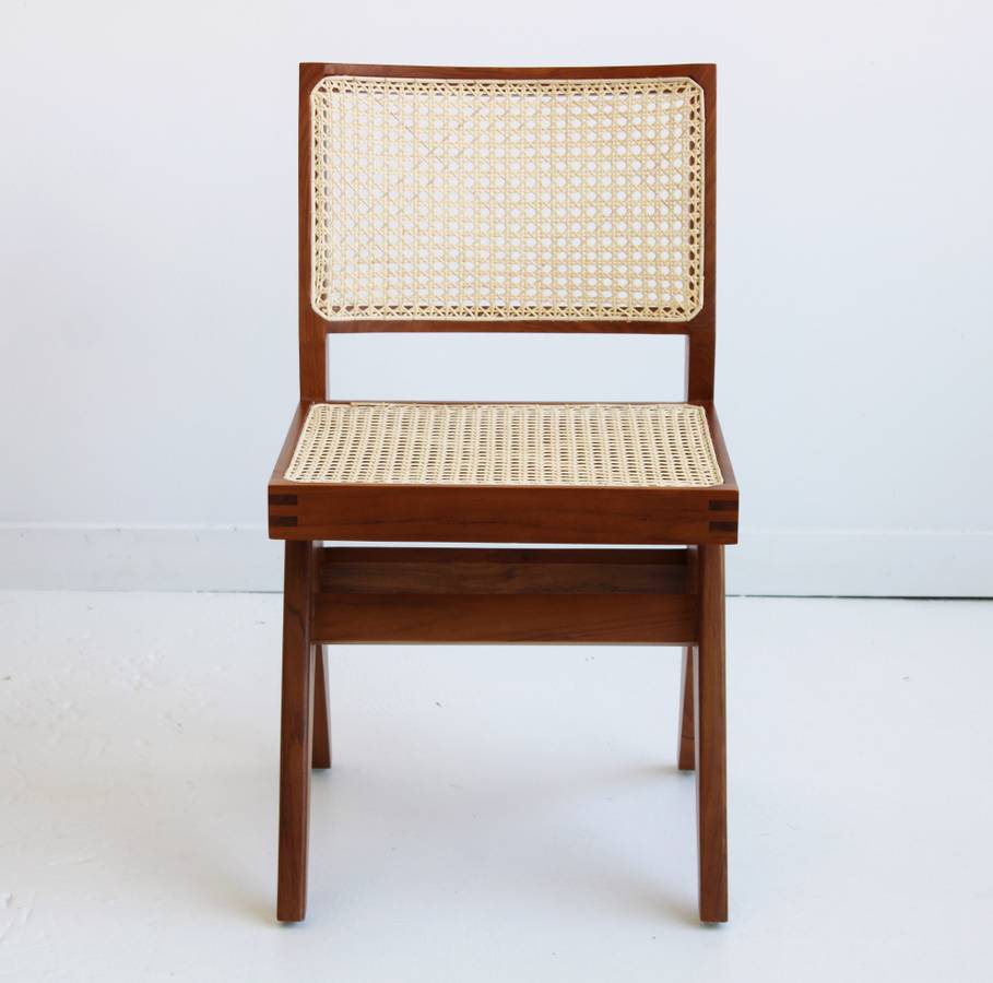 Pierre Jeanneret Style Side Chair