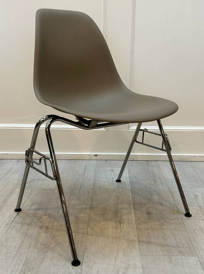 Eames Gray Stacking Chairs