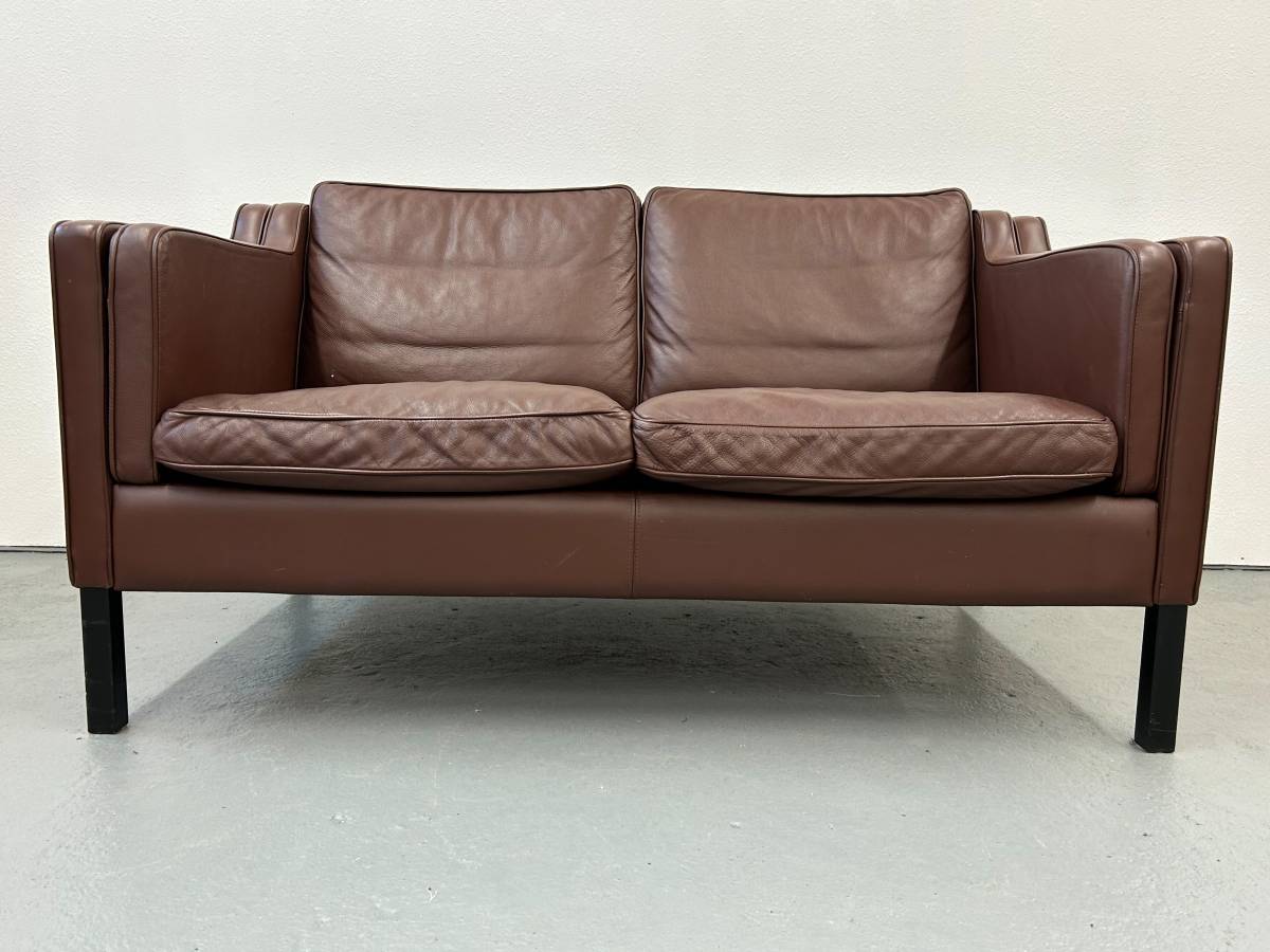 Leather Loveseat by Stouby