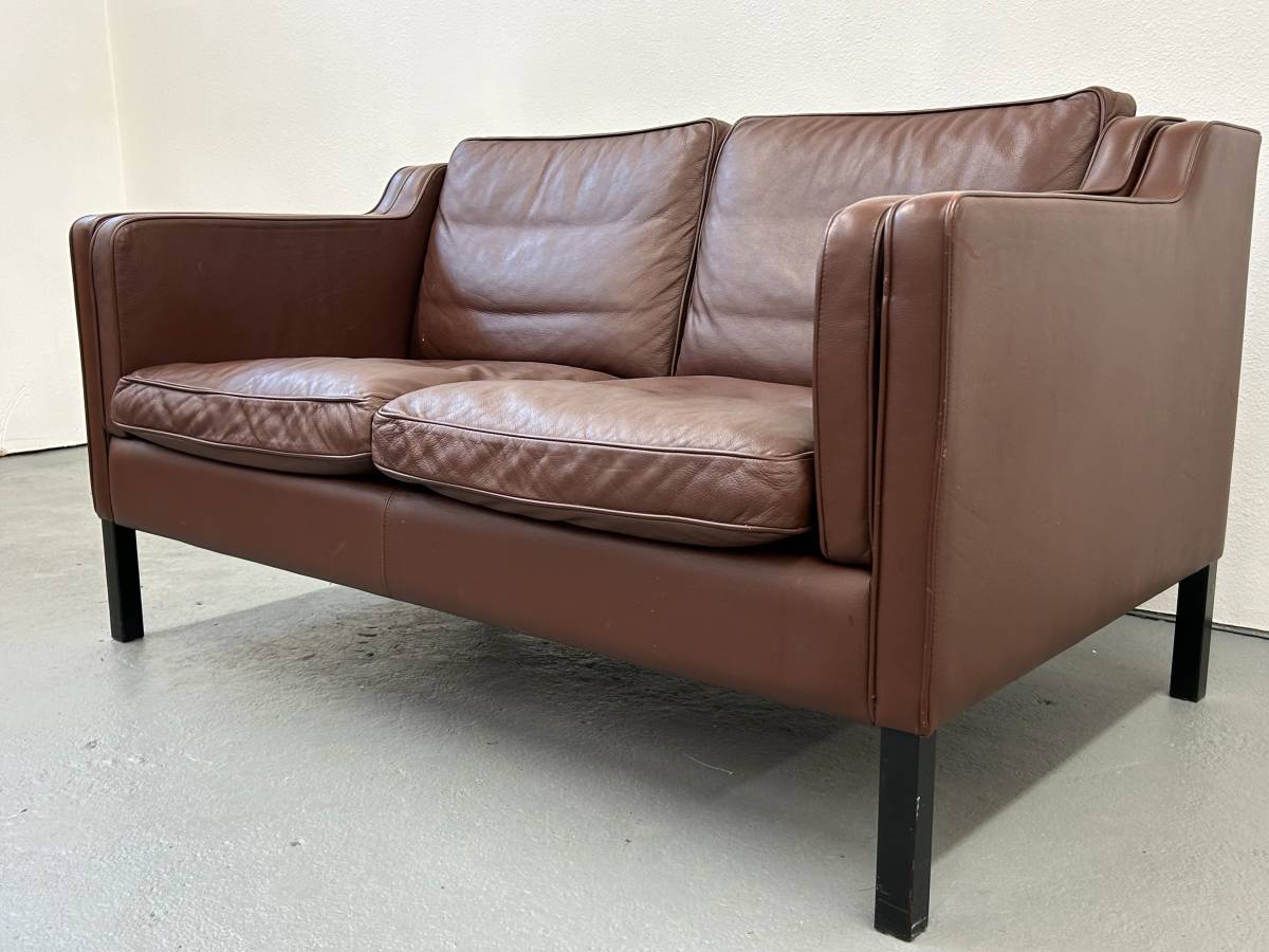 Leather Loveseat by Stouby