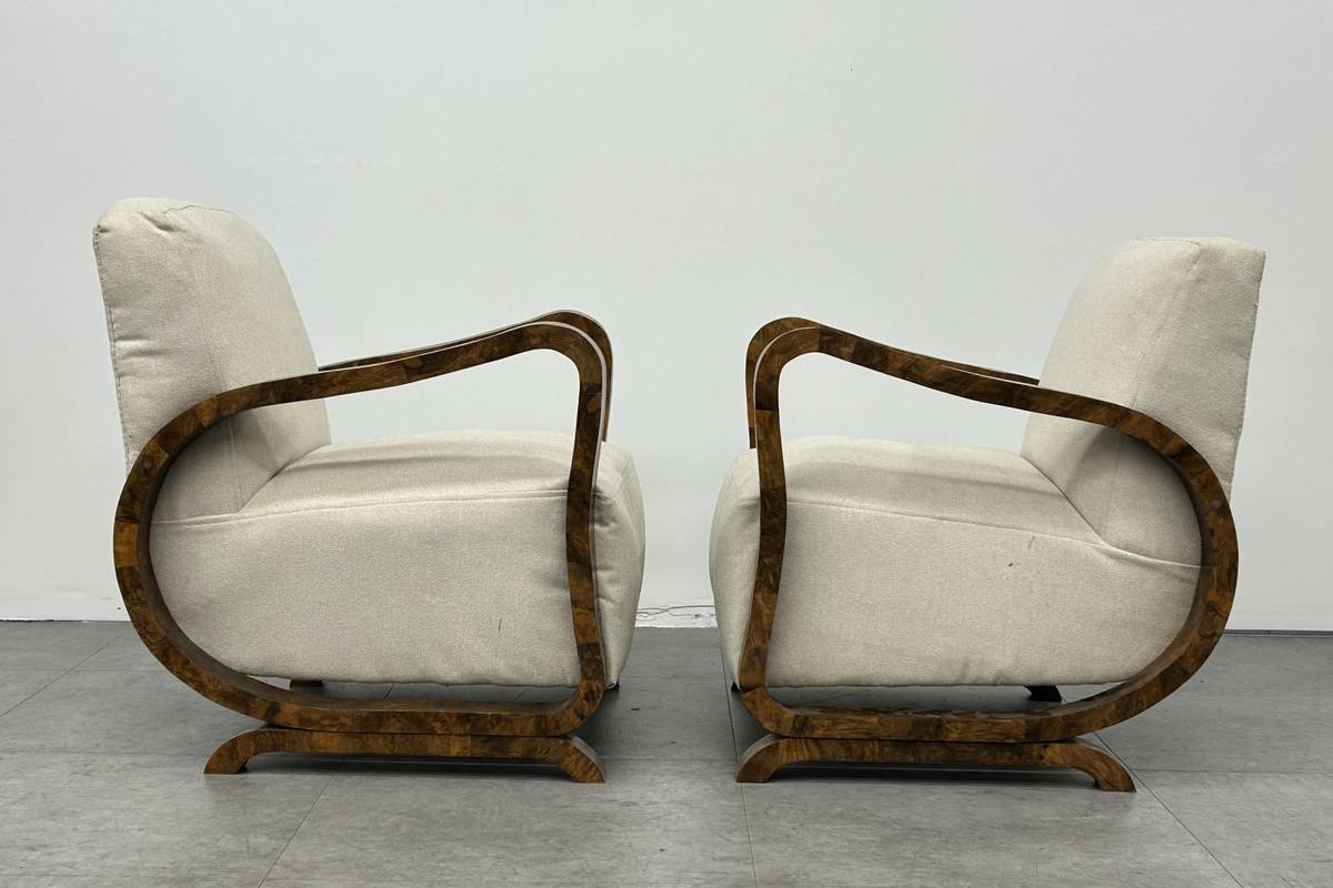 Art Deco Style Scandinavian Lounge Chair