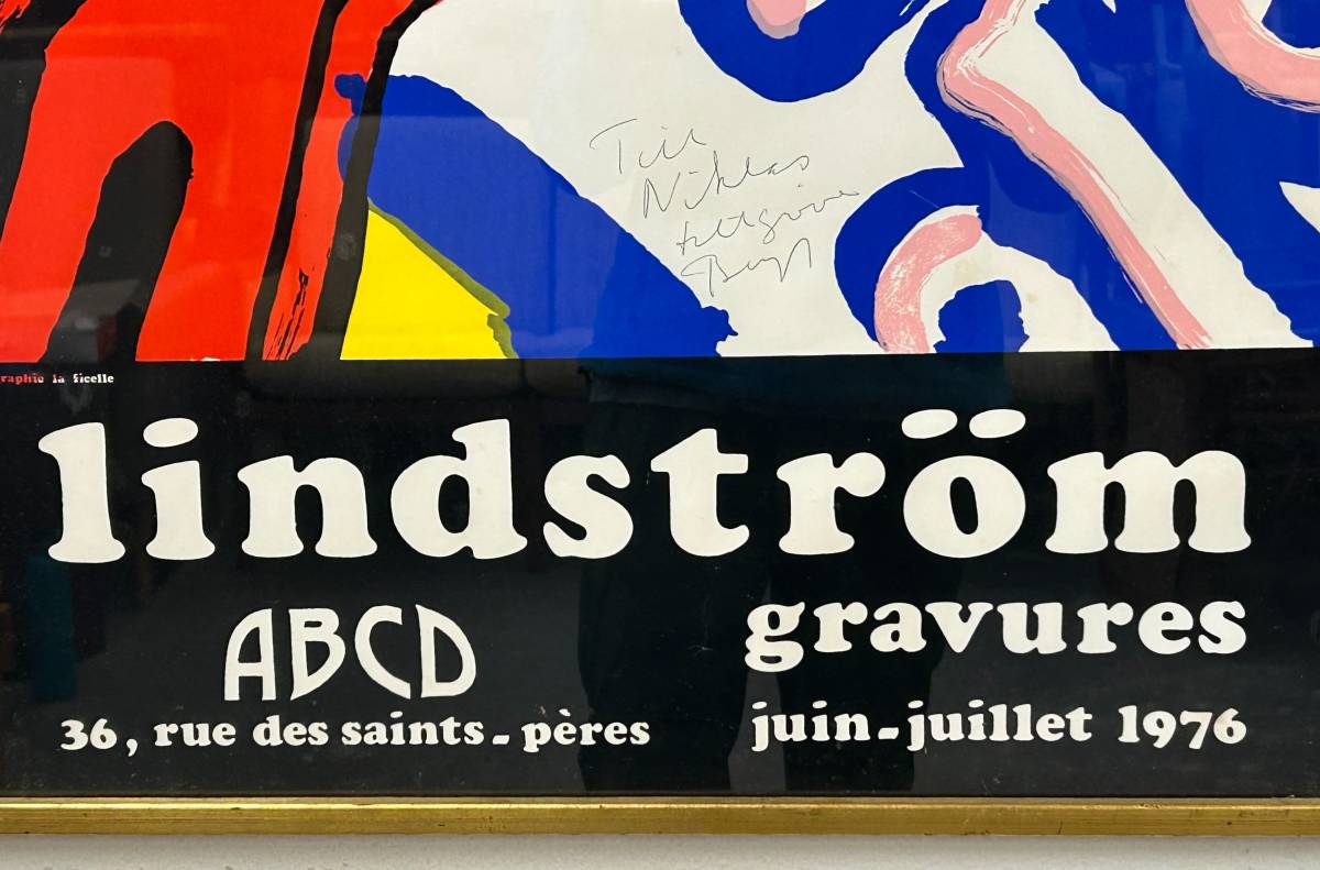 Lindstrom Bengt Signed Lithograph