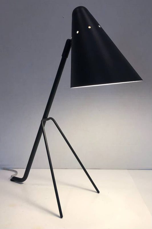 Black Cone Desk Lamp