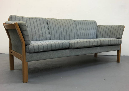 Blue Stripe Danish Sofa
