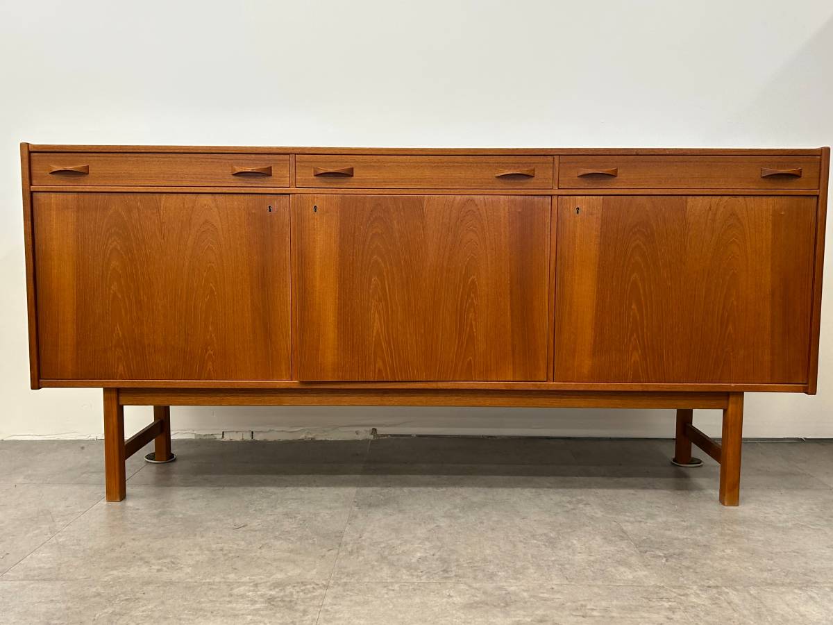 Swedish Teak Buffet Cabinet