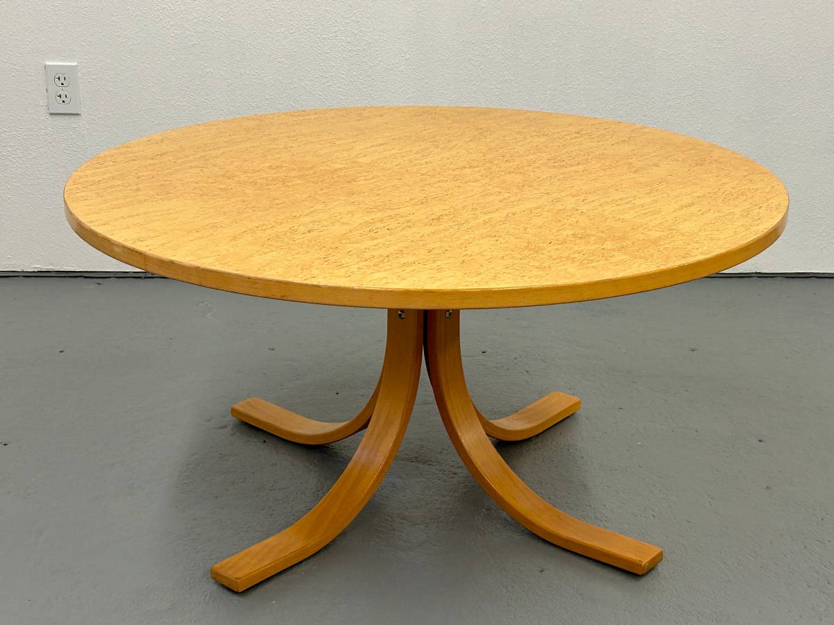 Burl Top Coffee Table