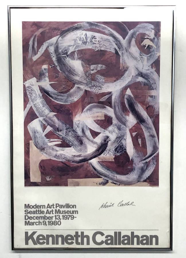 Kenneth Callahan Signed Poster