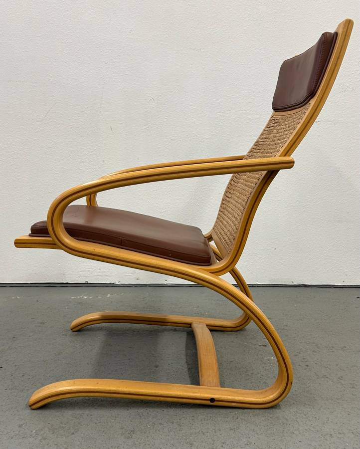 Scandinavian Bentwood Lounge Chair