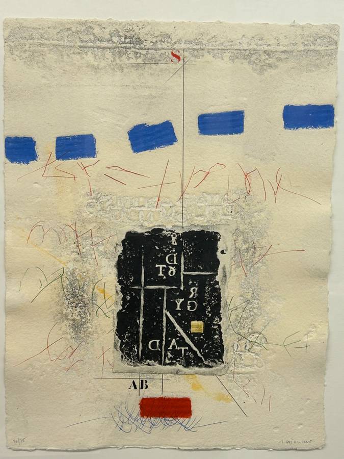 James Coignard Signed Carborundum Etching