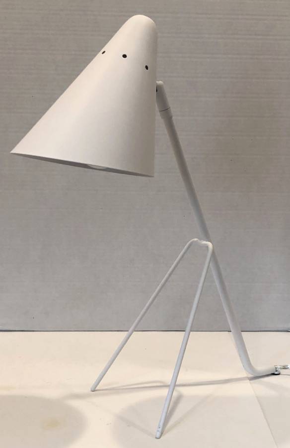 White Cone Table Lamp