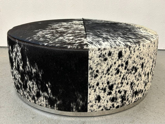 Cowhide Ottoman