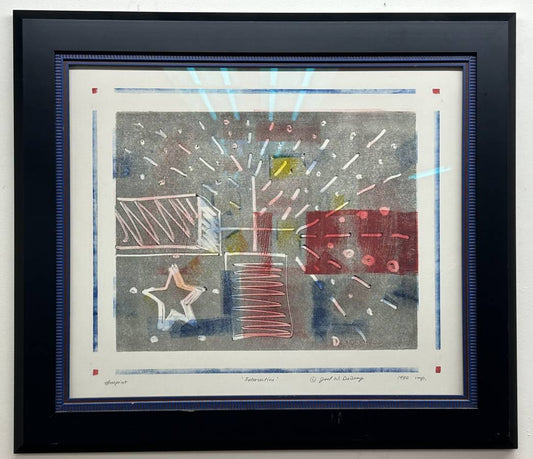 Joel DeTray Signed Monoprint