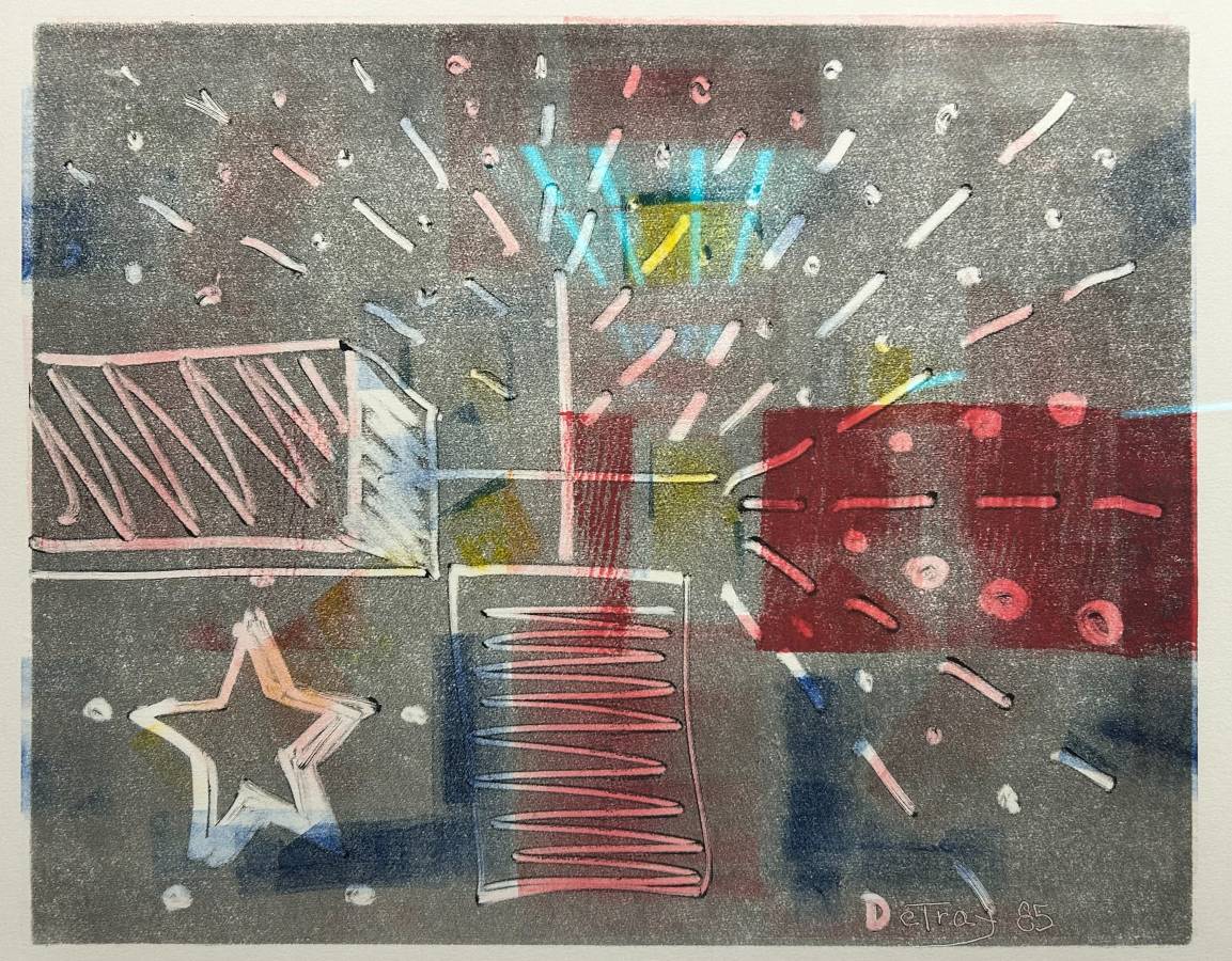 Joel DeTray Signed Monoprint