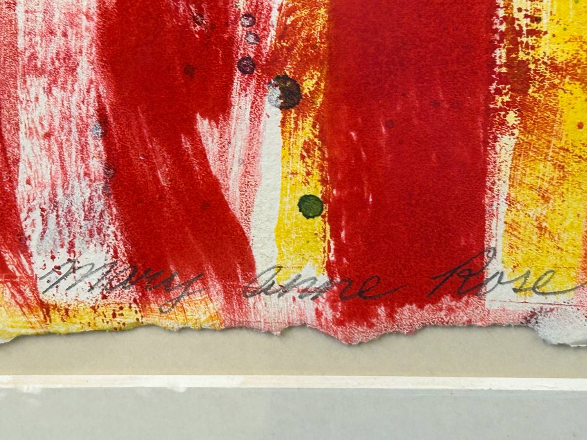 Mary Anne Rose Signed Painting