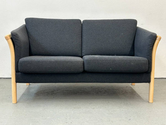 Gray Danish Loveseat