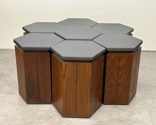 Hexagonal End Table