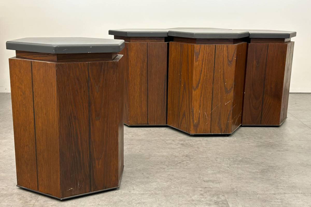 Hexagonal End Table