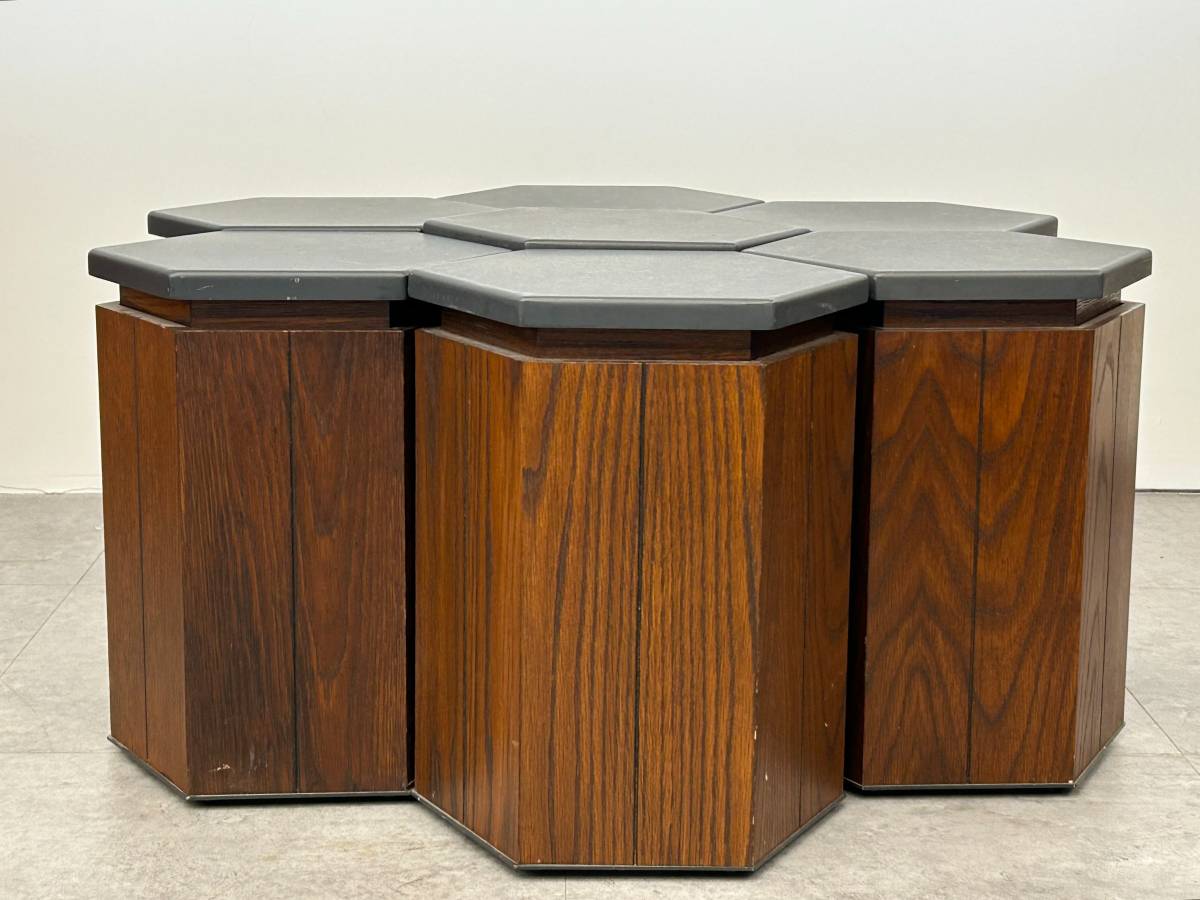 Hexagonal End Table