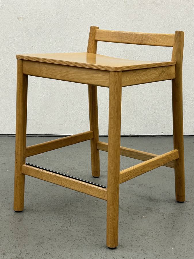 Modern Italian Wooden Bar Stool