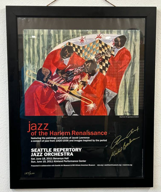 Jacob Lawrence Jazz Poster