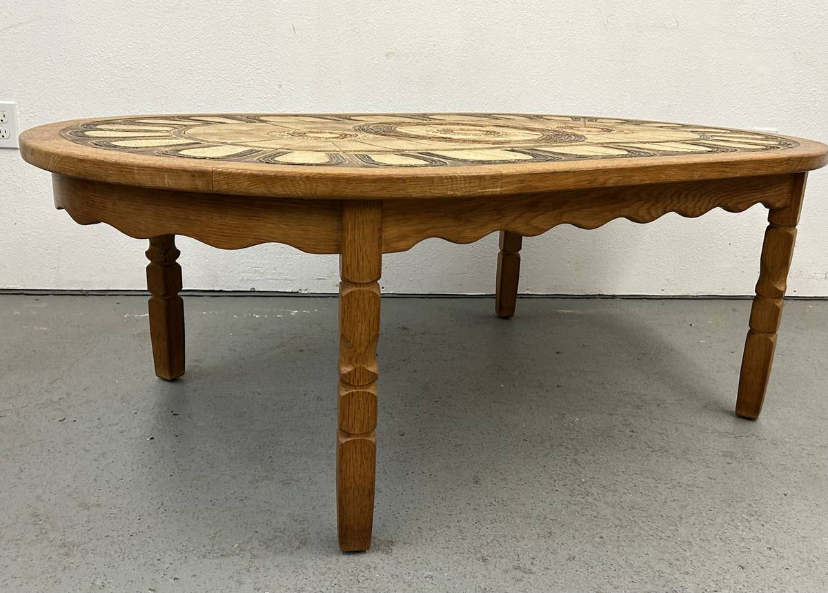 Henning Kjaernulf Tile Top Coffee Table