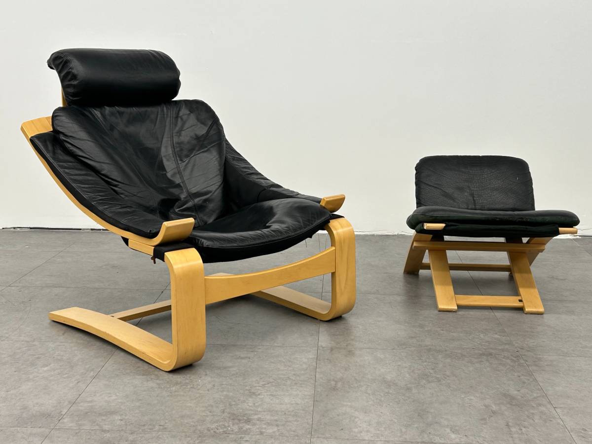Kroken Lounge Chair and Ottoman
