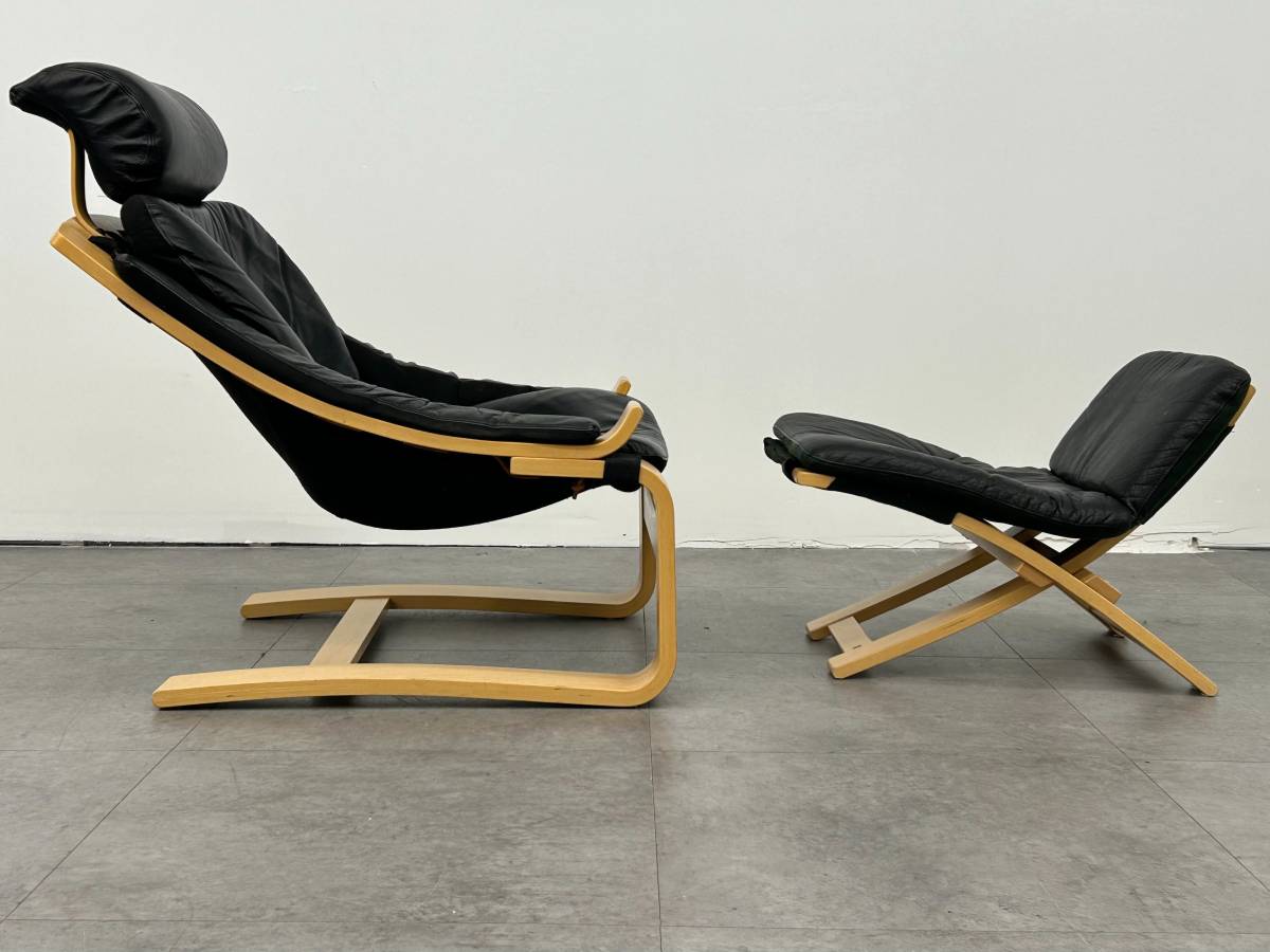 Kroken Lounge Chair and Ottoman