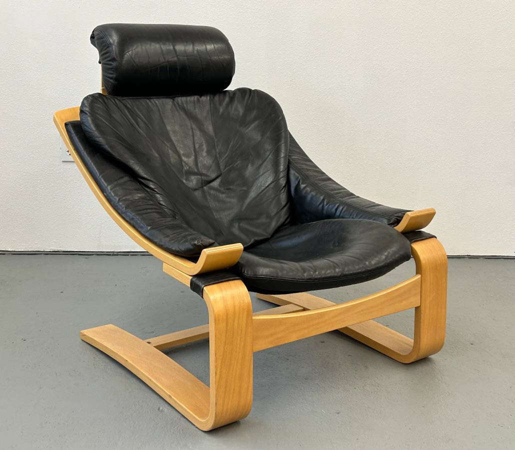Kroken Lounge Chair and Ottoman