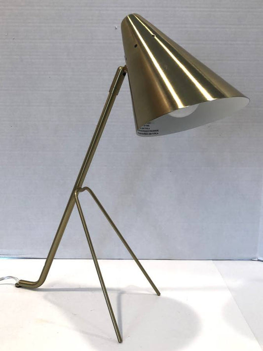 Brass Cone Table Lamp