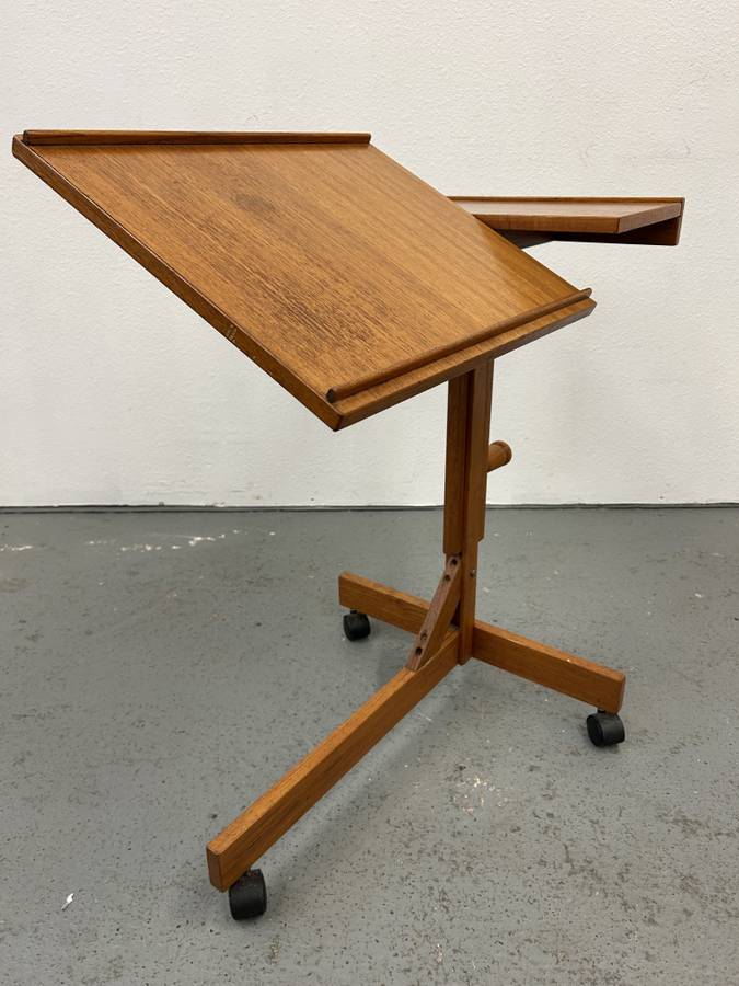 Danish Teak Adjustable Music Stand