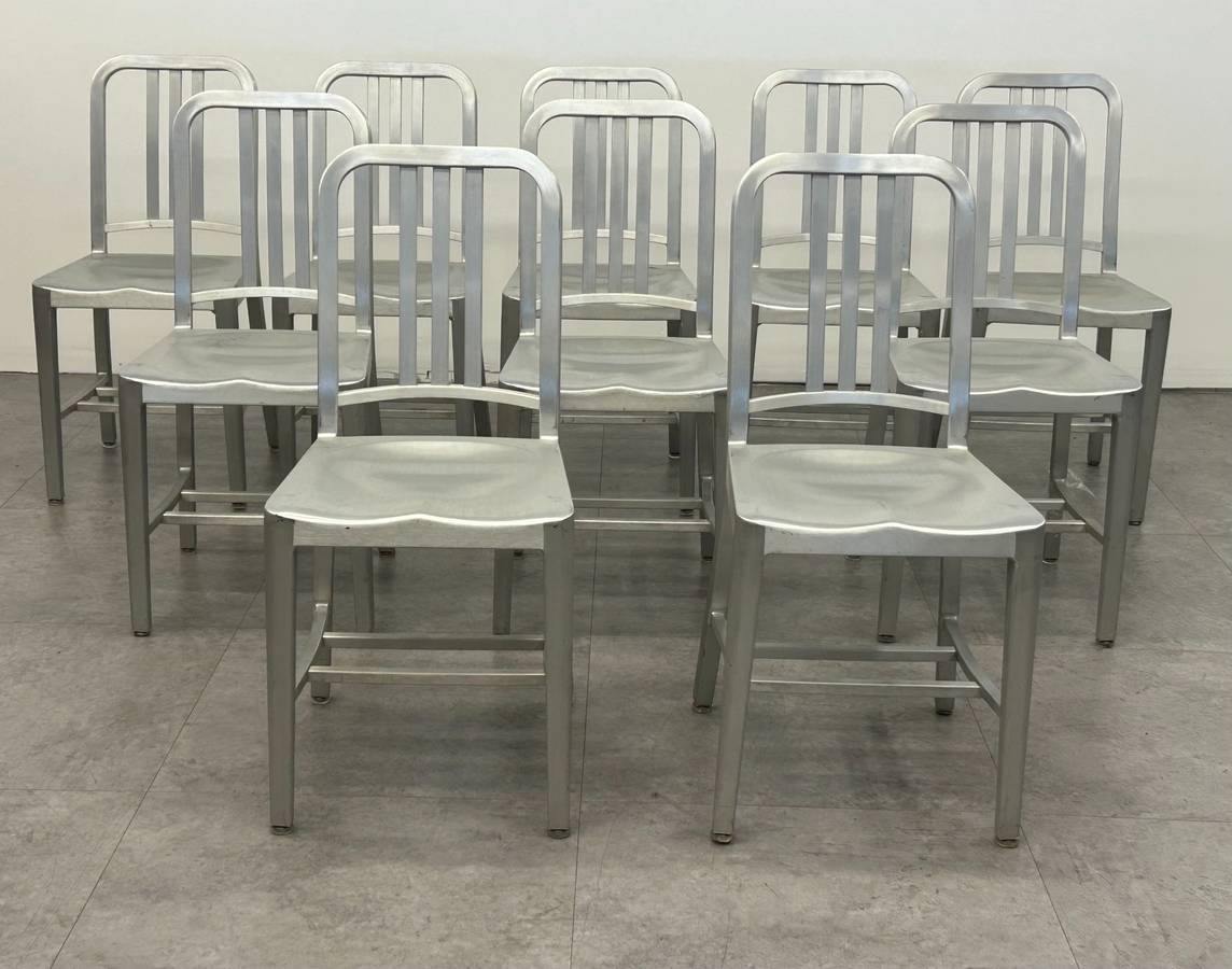 Emeco Navy Aluminum Dining Chair