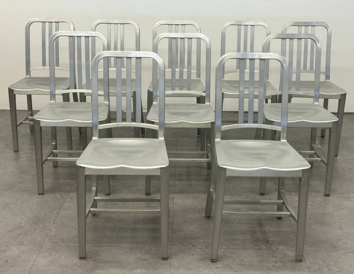 Emeco Navy Aluminum Dining Chair