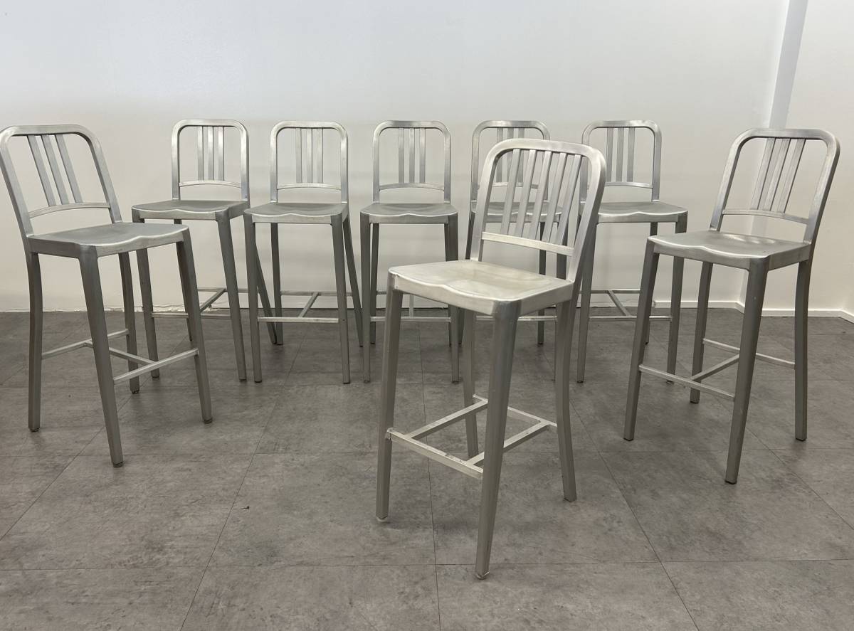 Emeco Navy Aluminum Barstool