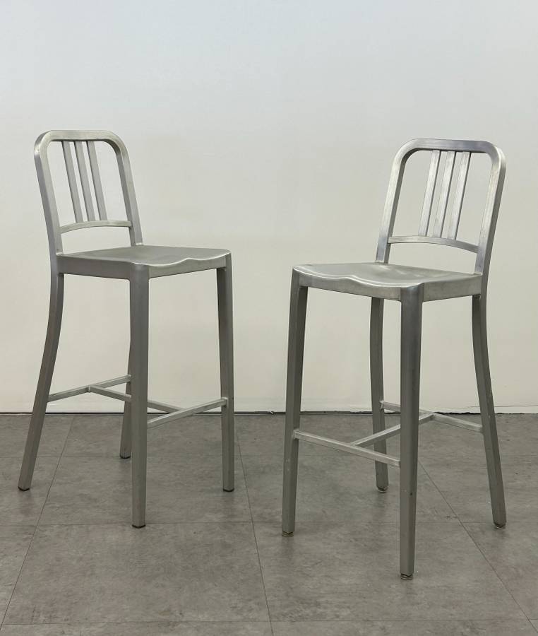 Emeco Navy Aluminum Barstool