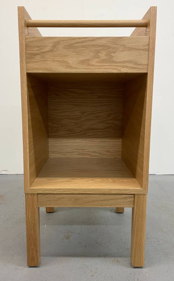 Oak Record Cabinet