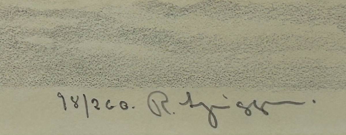 Reinhold Ljunggren Lithograph