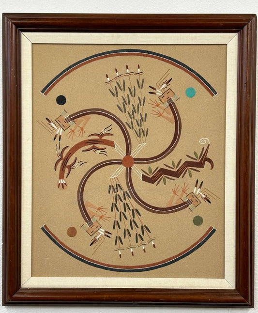 Harry Begay Navajo Sand Art