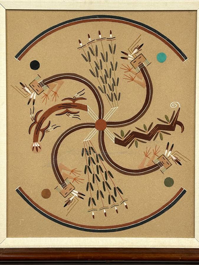 Harry Begay Navajo Sand Art