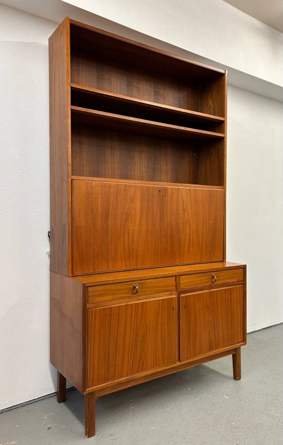 Scandinavian China Cabinet with Desk