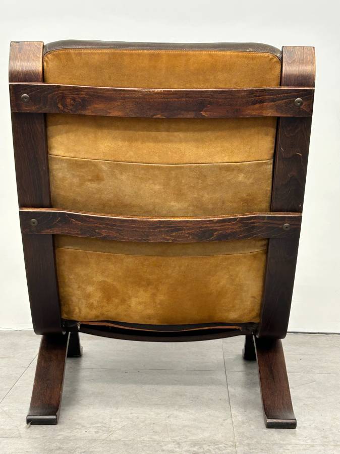 Scandinavian Leather Armchair