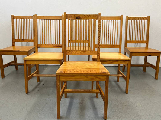 Swedish Spindle Back Dining Chairs