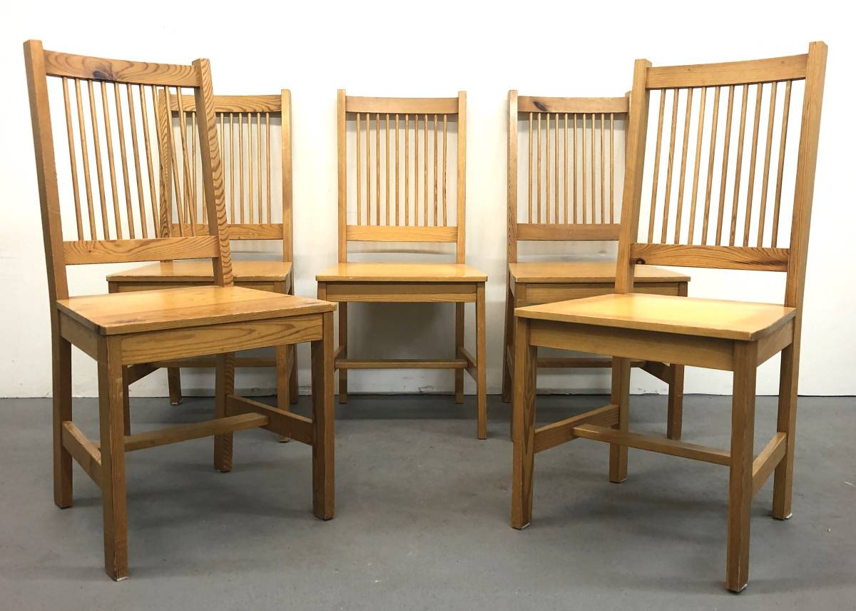 Swedish Spindle Back Dining Chairs