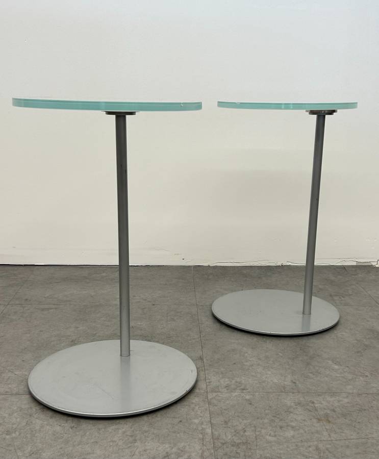 Steelcase Laptop Table with Glass Top