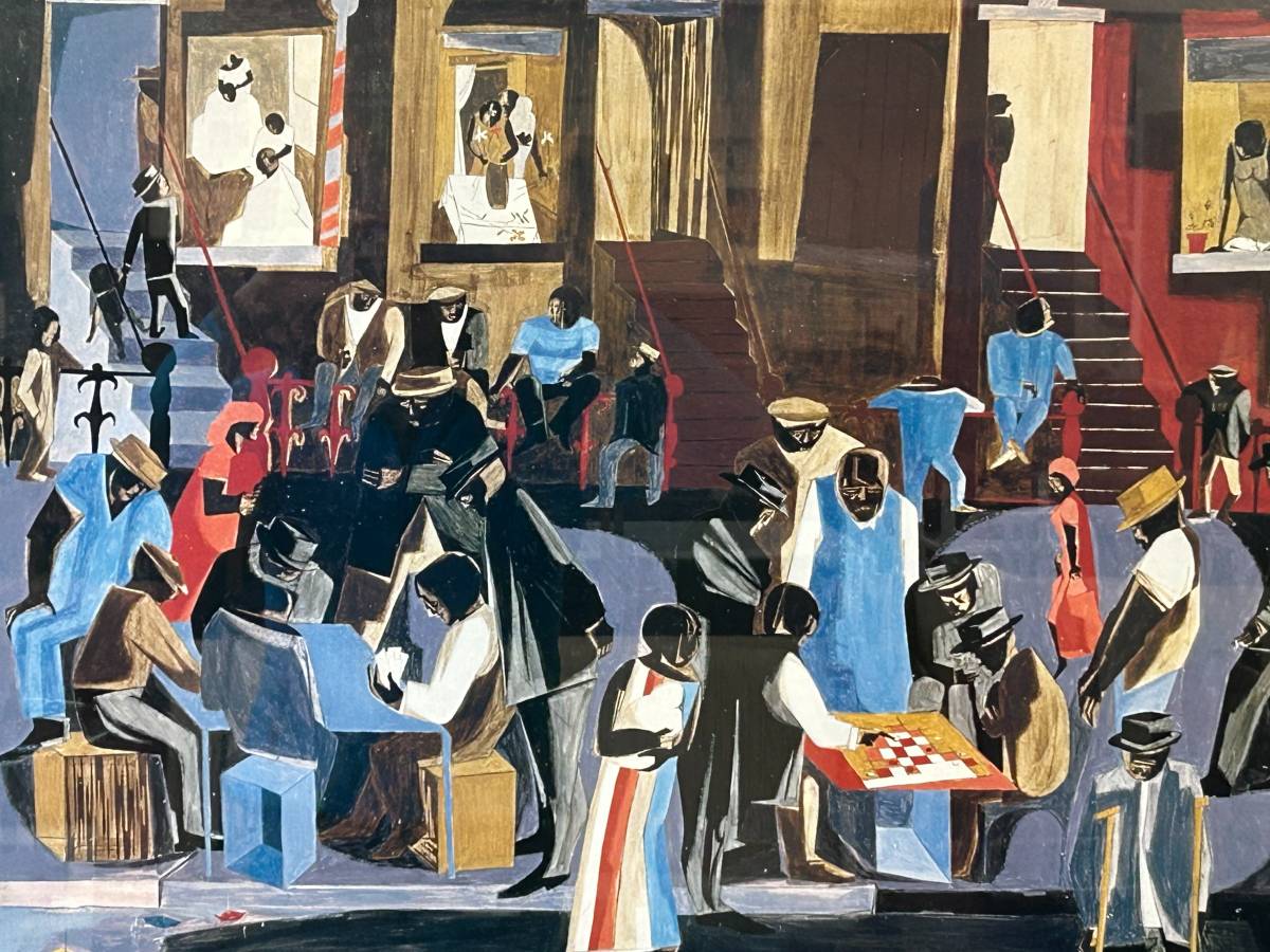 Jacob Lawrence "Street Shadows" Poster