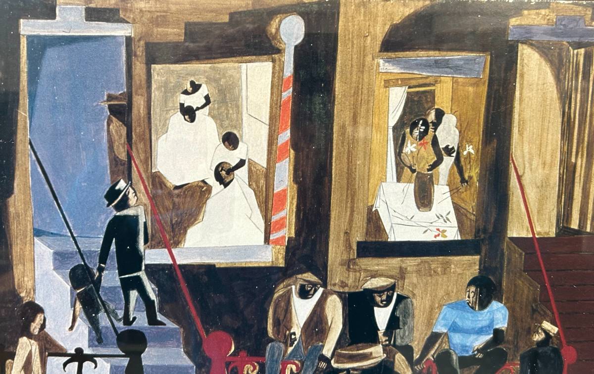 Jacob Lawrence "Street Shadows" Poster