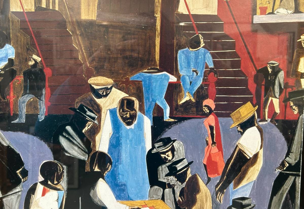 Jacob Lawrence "Street Shadows" Poster