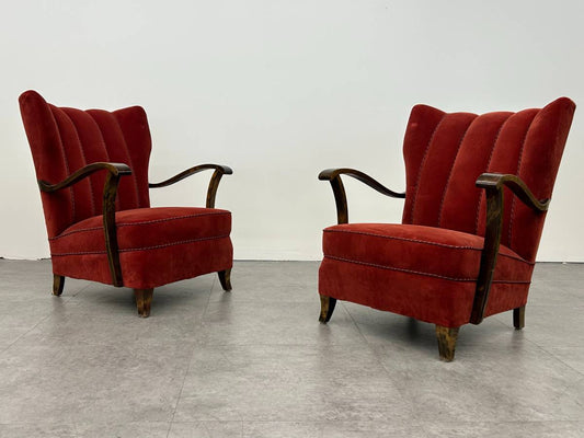 Swedish Wingback Chairs