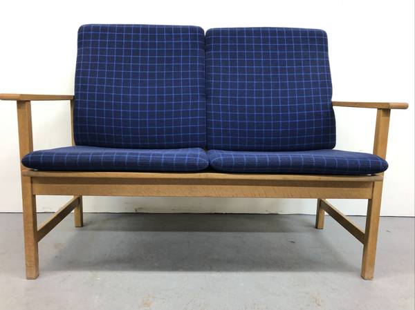 Danish Modern Loveseat Sofa Couch by Borge Mogensen for Fredericia